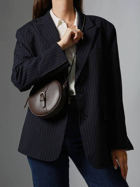 Crossbody Bag Oxer Leather Etrier Brown oxer EOXE130S other view 1